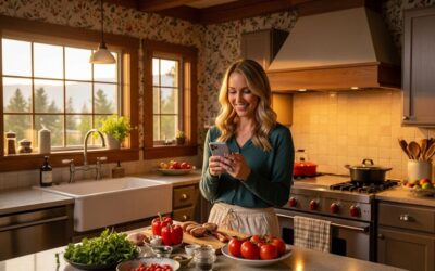 Variety of Products And Produce With Seasonal Harvest Highlights